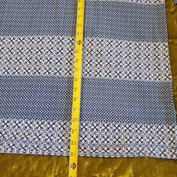 NWT Banana Republic Factory blue patterned dress M - Picture 4 of 14
